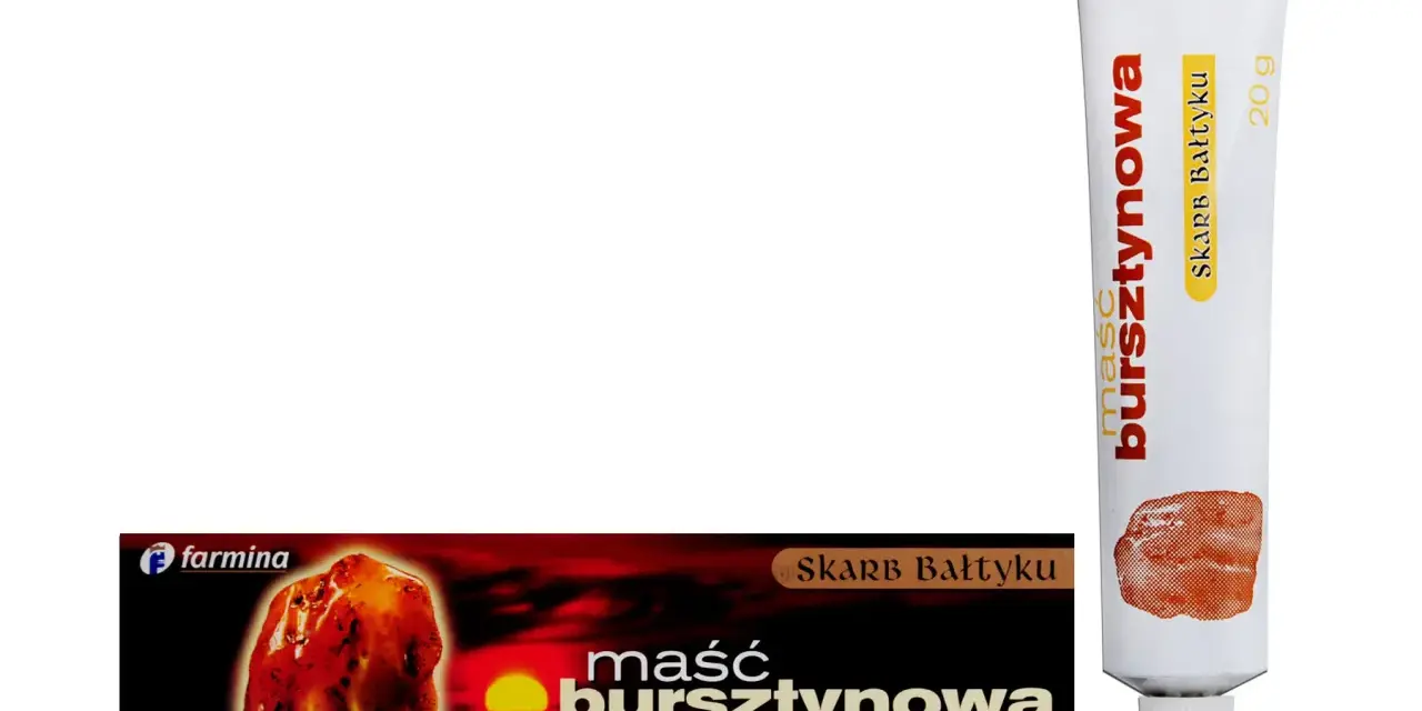 Maść bursztynowa na twarz, 20g. Skarb Bałtyku dla Twojej skóry.