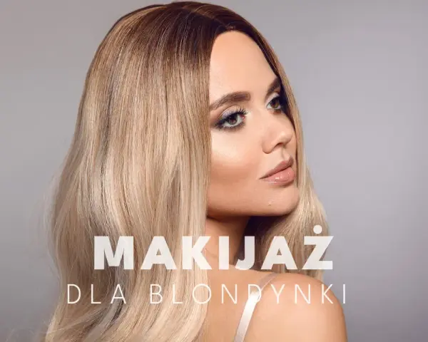 Blondynka z brązowymi oczami, prezentująca makijaż. Jej włosy są długie i falowane, a twarz subtelnie podkreślona.