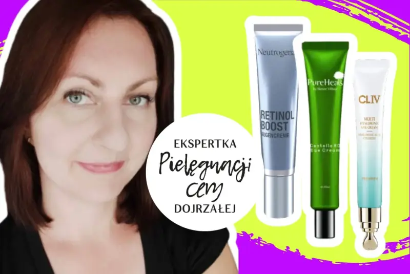 Ekspertka od pielęgnacji dojrzałej skóry prezentuje kremy pod oczy, które pomagają zwalczać gęsią stopkę.